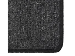 Alfombra de pasillo gris antracita 80x150 cm