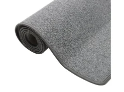 Alfombra de pasillo gris oscuro 50x150 cm