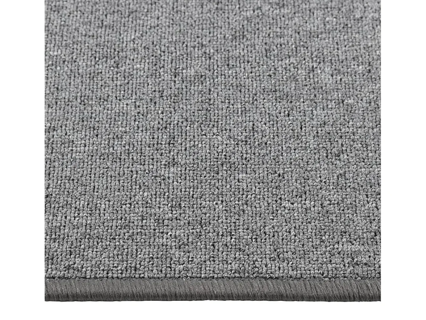 Alfombra de pasillo gris oscuro 80x250 cm ES451799