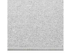 Alfombra de pasillo gris claro 50x100 cm