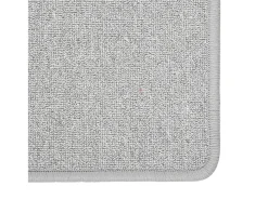 Alfombra de pasillo gris claro 50x100 cm