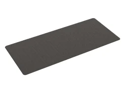 Alfombra de pasillo gris antracita 80x180 cm