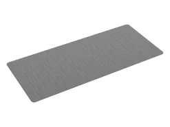 Alfombra de pasillo gris 80x180 cm