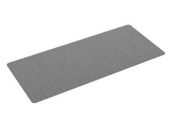 Alfombra de pasillo gris 80x180 cm
