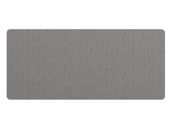Alfombra de pasillo gris 80x180 cm