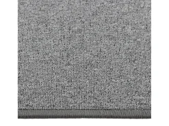 Alfombra de pasillo gris oscuro 80x200 cm ES626902