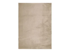 Alfombra de pelo corto HUARTE suave y lavable, color arena, 200x280 cm