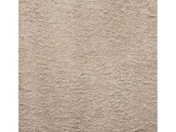 Alfombra de pelo corto HUARTE suave y lavable, color arena, 80x250 cm