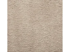 Alfombra de pelo corto HUARTE suave y lavable, color arena, 80x150 cm