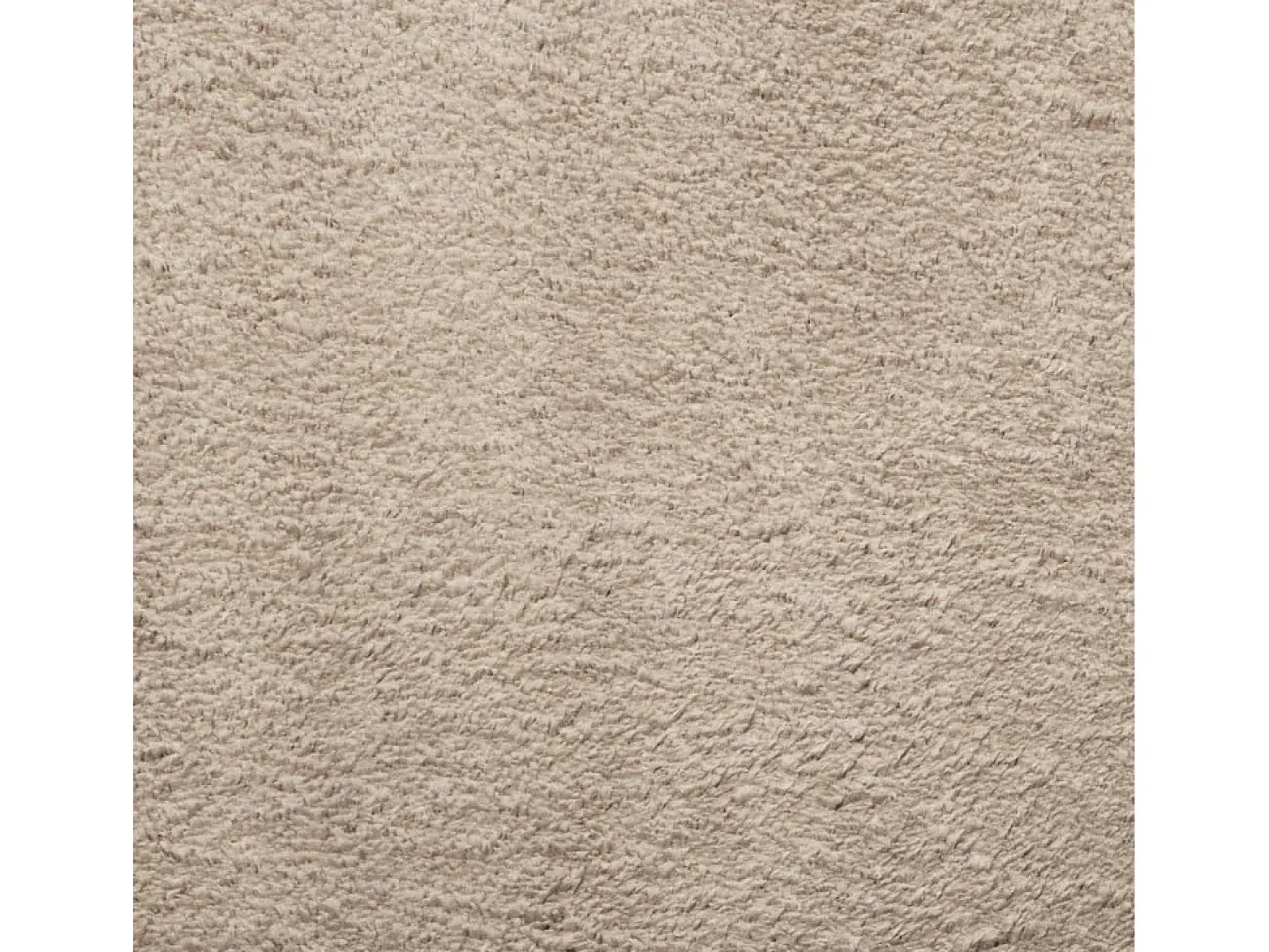 Alfombra de pelo corto HUARTE suave y lavable, color arena, 80x150 cm
