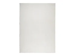 Alfombra de pelo corto IZA, estilo escandinavo, color crema, 200x280 cm