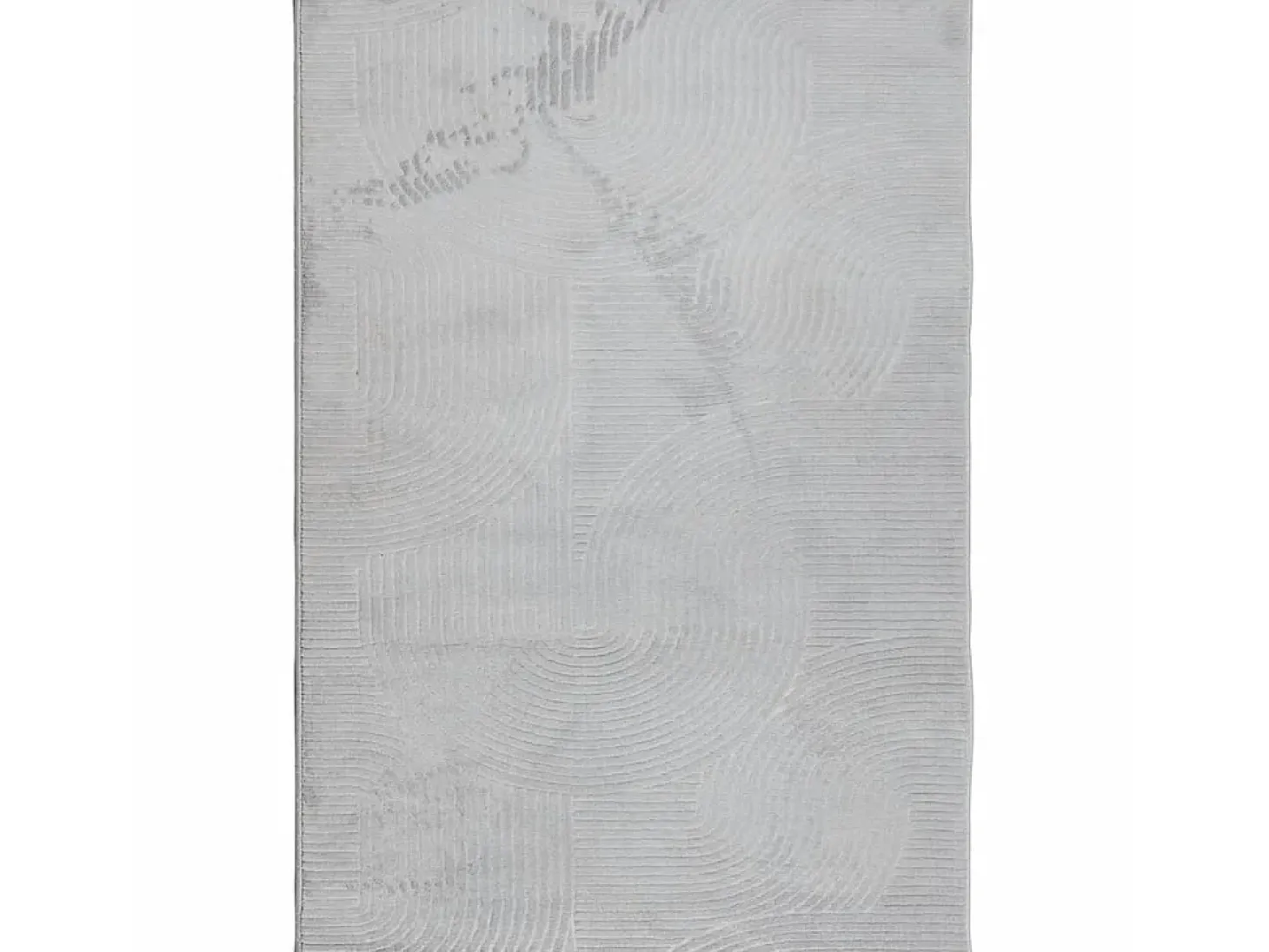 Alfombra de pelo corto look escandinavo IZA gris 140x200 cm ES10378