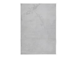 Alfombra de pelo corto look escandinavo IZA gris 160x230 cm ES57460
