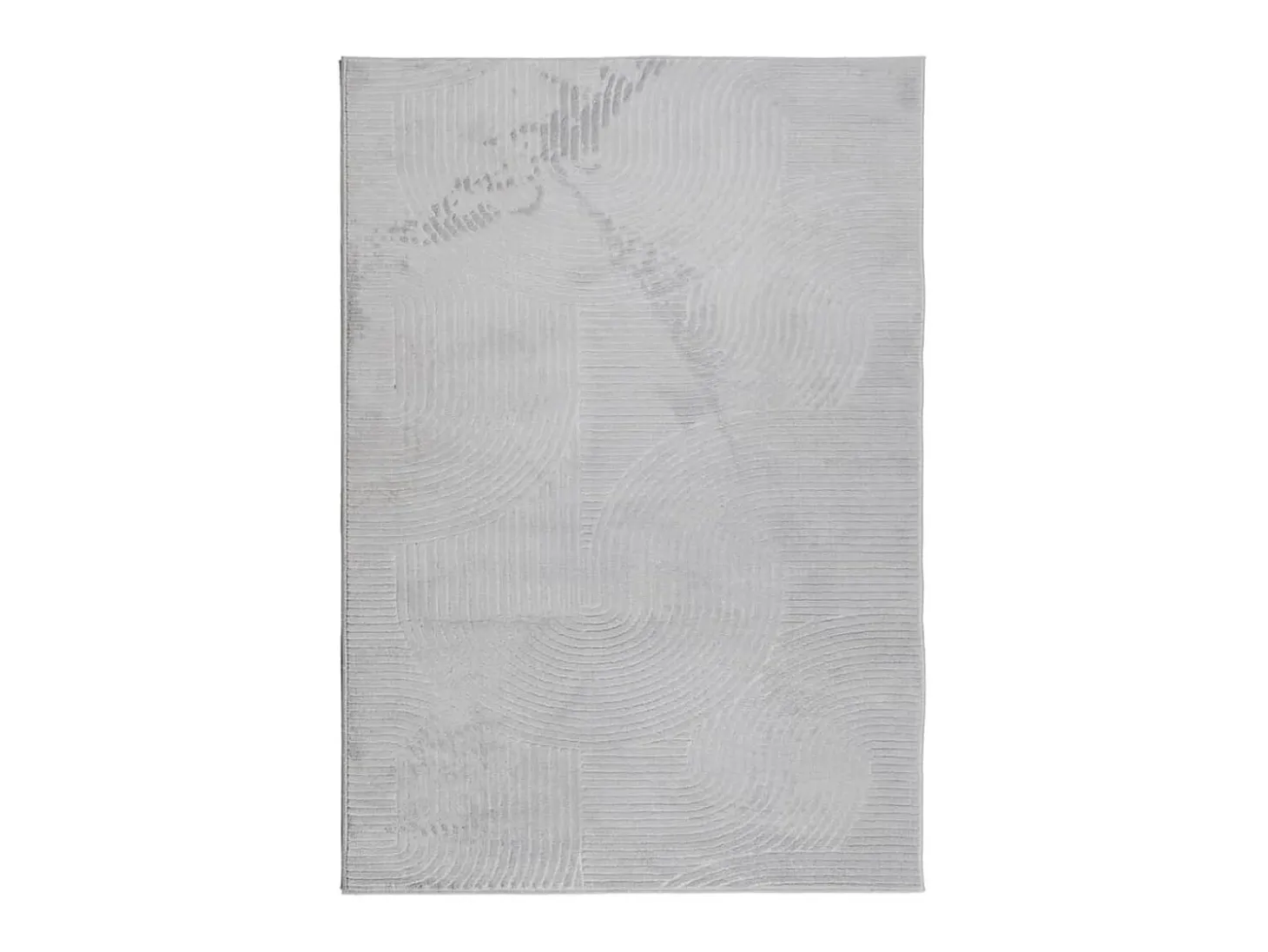 Alfombra de pelo corto look escandinavo IZA gris 160x230 cm ES57460