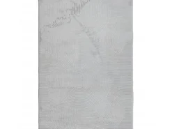 Alfombra de pelo corto look escandinavo IZA gris 200x280 cm ES68517