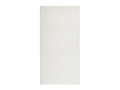 Alfombra de pelo corto look escandinavo IZA crema 100x200 cm ES35113