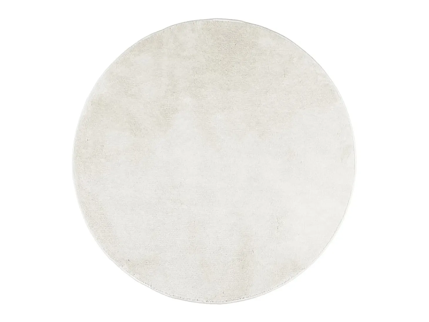 Alfombra de pelo corto OVIEDO crema Ø 200 cm