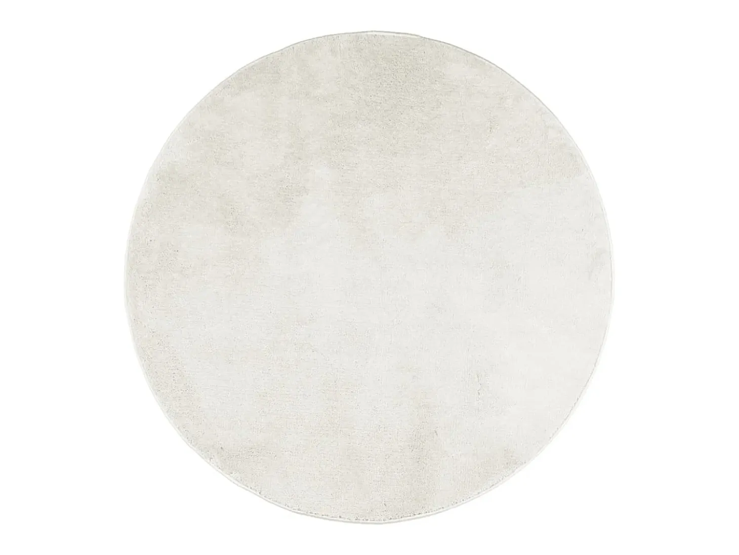 Alfombra de pelo corto OVIEDO crema Ø 160 cm