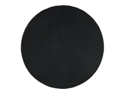 Alfombra de pelo corto OVIEDO negro Ø 160 cm