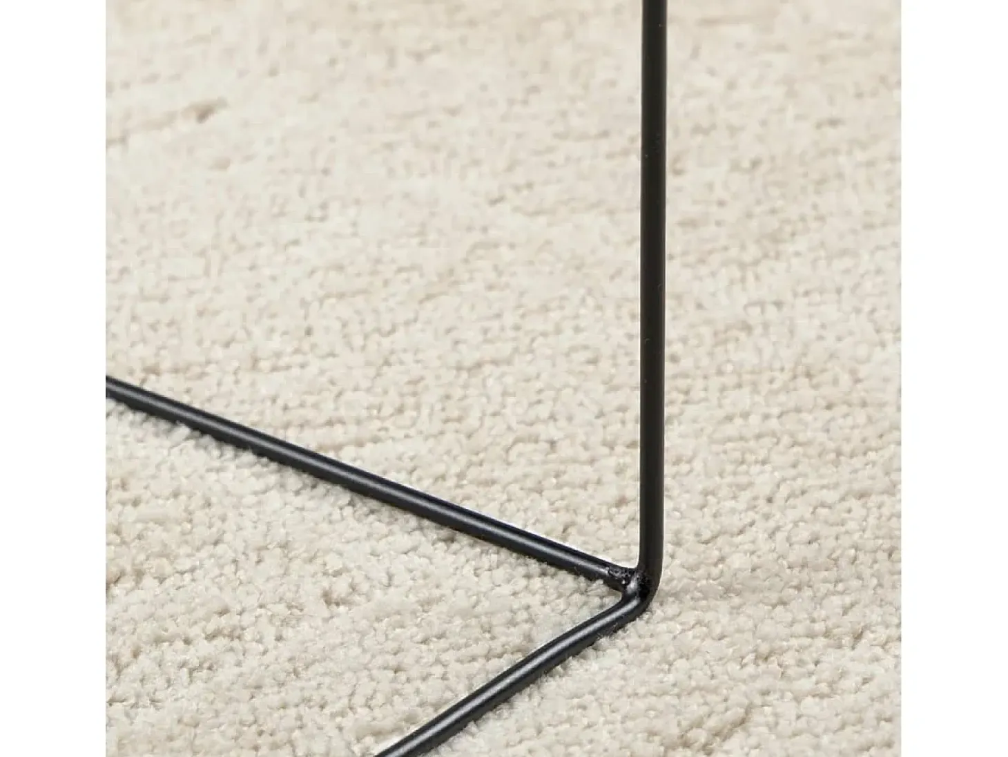 Alfombra de pelo corto OVIEDO beige Ø 160 cm