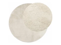 Alfombra de pelo corto OVIEDO beige Ø 160 cm