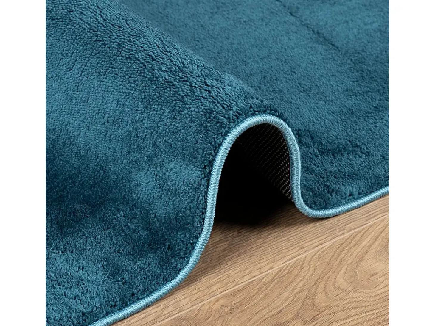 Alfombra de pelo corto OVIEDO turquesa 160x230 cm