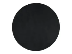 Alfombra de pelo corto OVIEDO negro Ø 120 cm