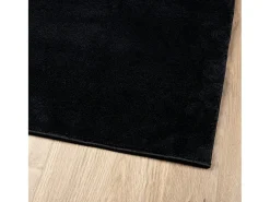 Alfombra de pelo corto OVIEDO negra 160x230 cm