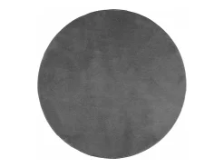 Alfombra de pelo corto OVIEDO gris antracita Ø 160 cm