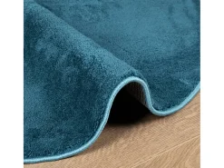 Alfombra de pelo corto OVIEDO turquesa Ø 200 cm