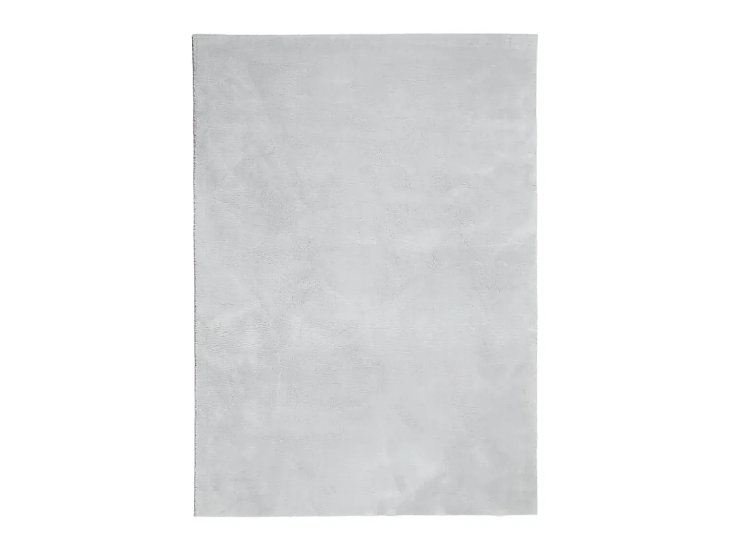 Alfombra de pelo corto suave lavable HUARTE gris 240x340 cm ES81176