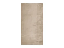 Alfombra de pelo corto suave lavable HUARTE arena 80x150 cm ES71846