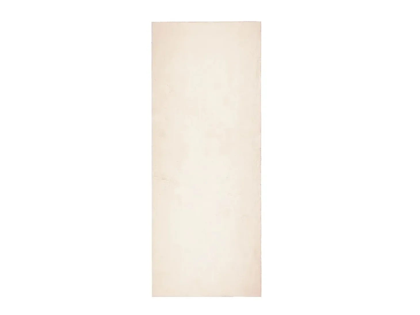 Alfombra de pelo corto suave lavable HUARTE beige 80x200 cm ES19831