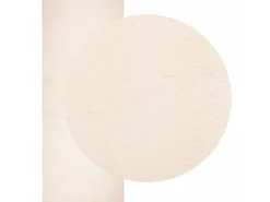 Alfombra de pelo corto suave lavable HUARTE beige 80x200 cm ES19831