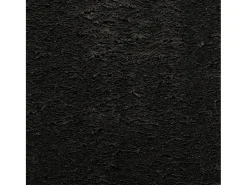 Alfombra de pelo corto suave lavable HUARTE negro Ø 120 cm