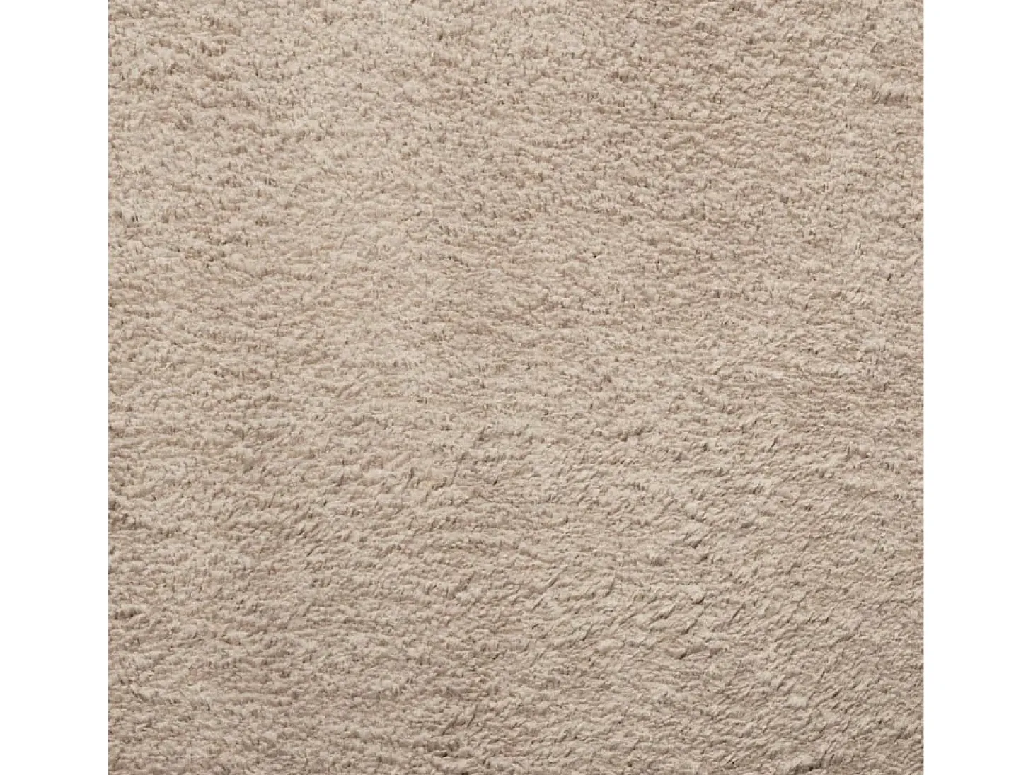 Alfombra de pelo corto suave lavable HUARTE arena Ø 100 cm