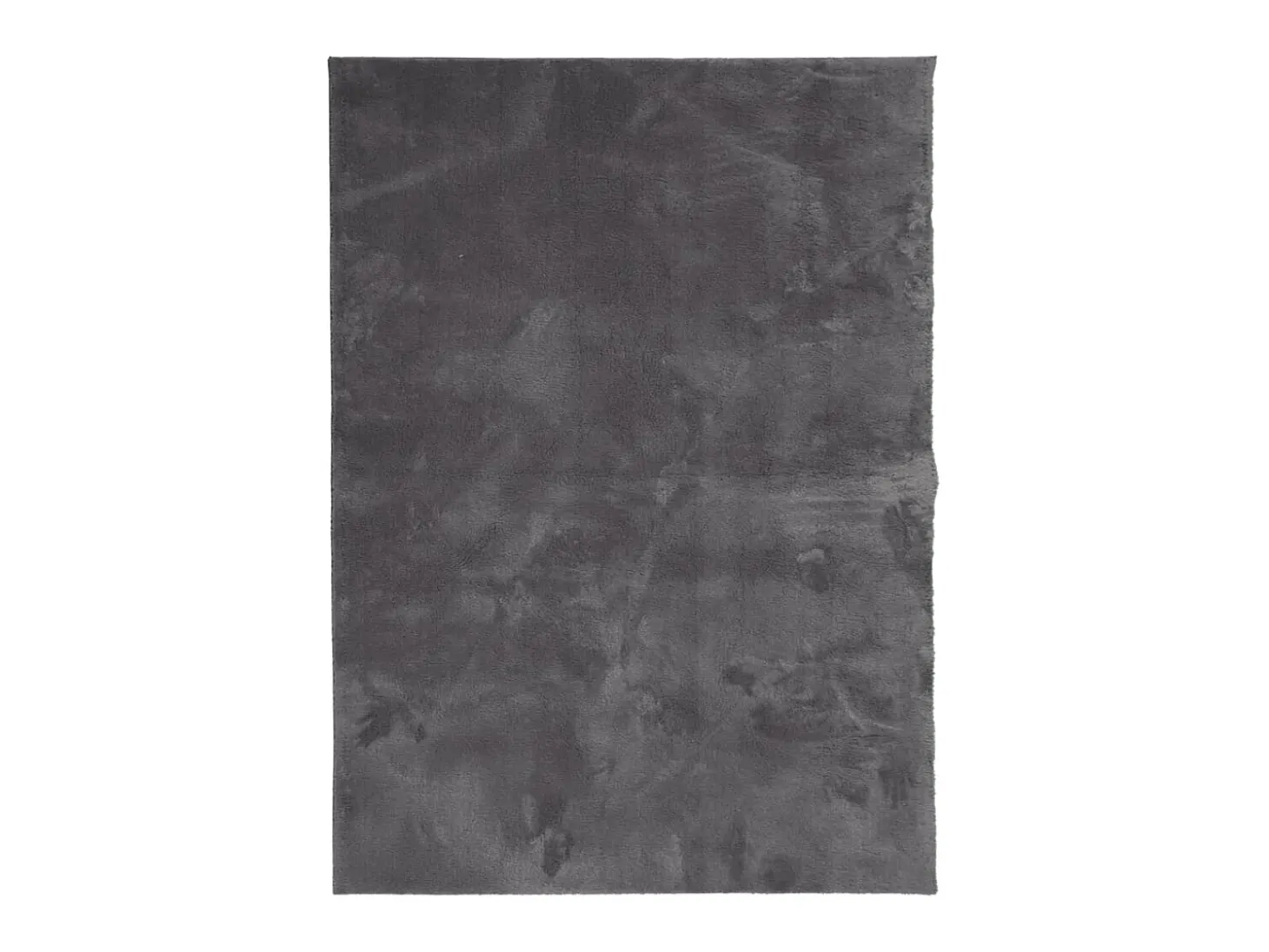 Alfombra de pelo corto suave lavable HUARTE antracita 160x230cm ES19400