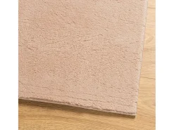 Alfombra de pelo corto suave lavable HUARTE rosado 80x250 cm ES44893