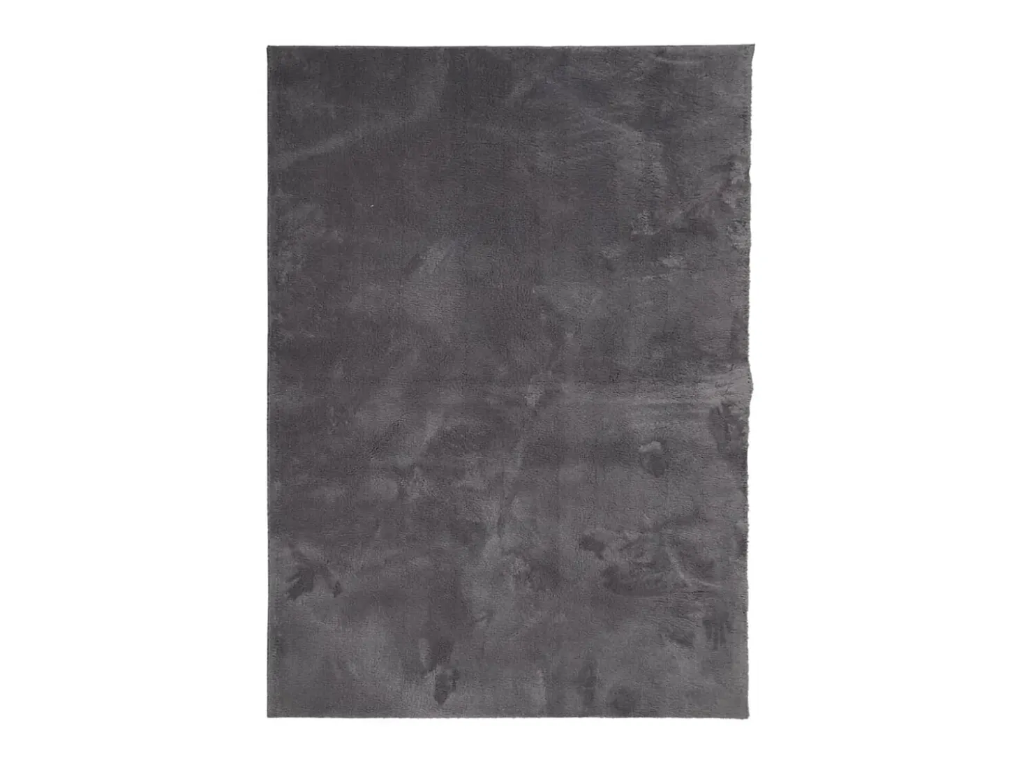Alfombra de pelo corto suave lavable HUARTE antracita 200x280cm ES74059