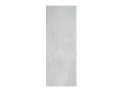 Alfombra de pelo corto suave lavable HUARTE gris 80x200 cm ES92035