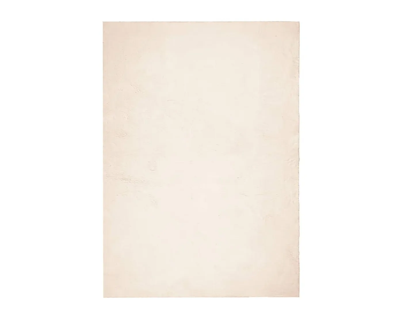 Alfombra de pelo corto suave lavable HUARTE beige 140x200 cm ES85514