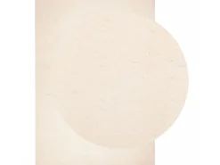 Alfombra de pelo corto suave lavable HUARTE beige 140x200 cm ES85514