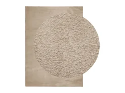 Alfombra de pelo corto suave lavable HUARTE arena 200x280 cm ES80357