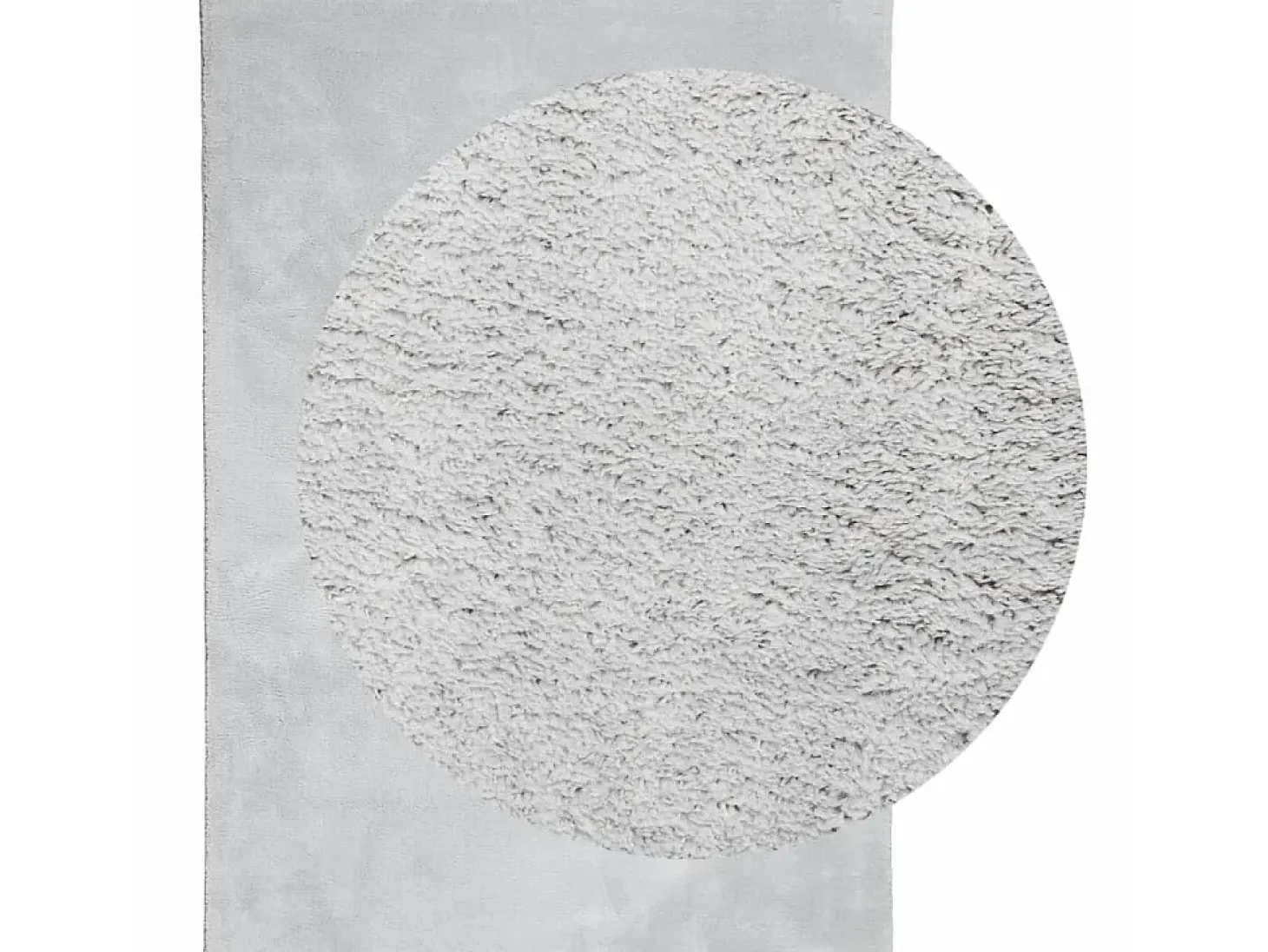 Alfombra de pelo corto suave lavable HUARTE gris 200x280 cm ES12638