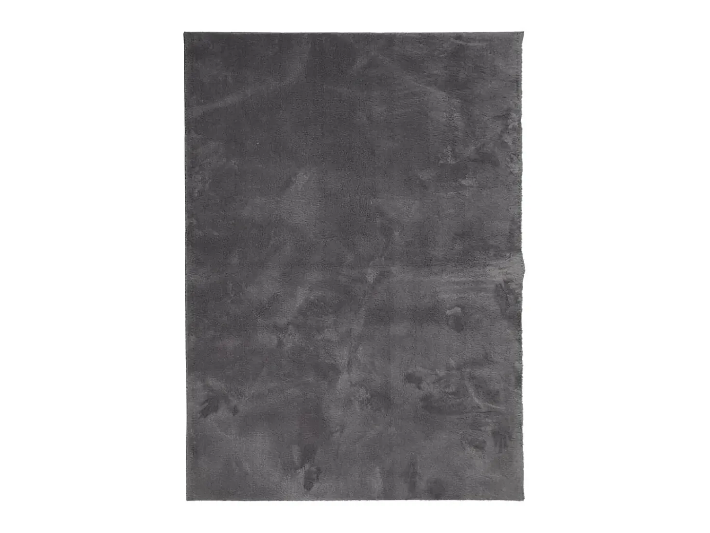 Alfombra de pelo corto suave lavable HUARTE antracita 140x200cm ES75888