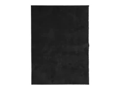 Alfombra de pelo corto suave lavable HUARTE negro 140x200 cm ES67252