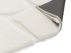 Alfombra de pelo en relieve, 160 x 230 cm, Beige, ARENSO