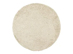 Alfombra de pelo largo moderna dorado Ø 160 cm