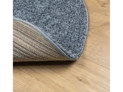 Alfombra de pelo largo moderna azul Ø 200 cm