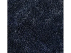 Alfombra de pelo largo NAVARRA azul marino 160x160 cm